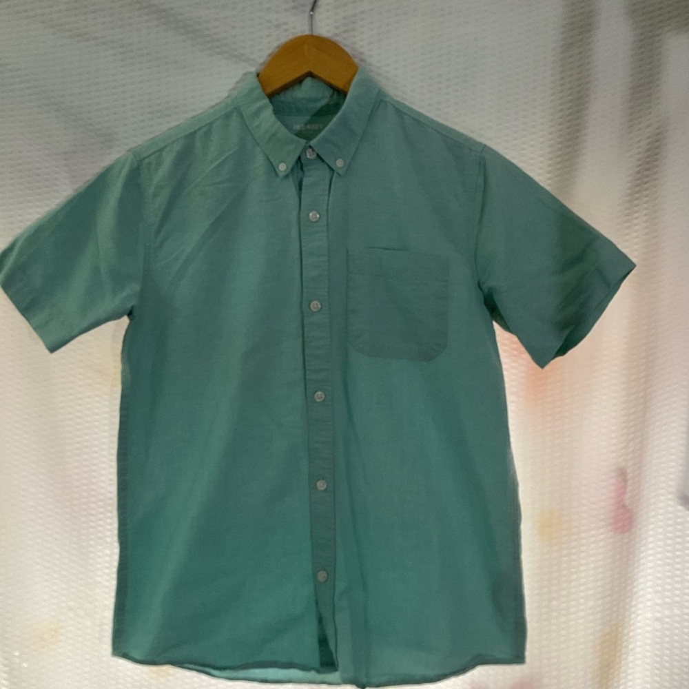 Old Navy Green Casual Button Down Shirt
